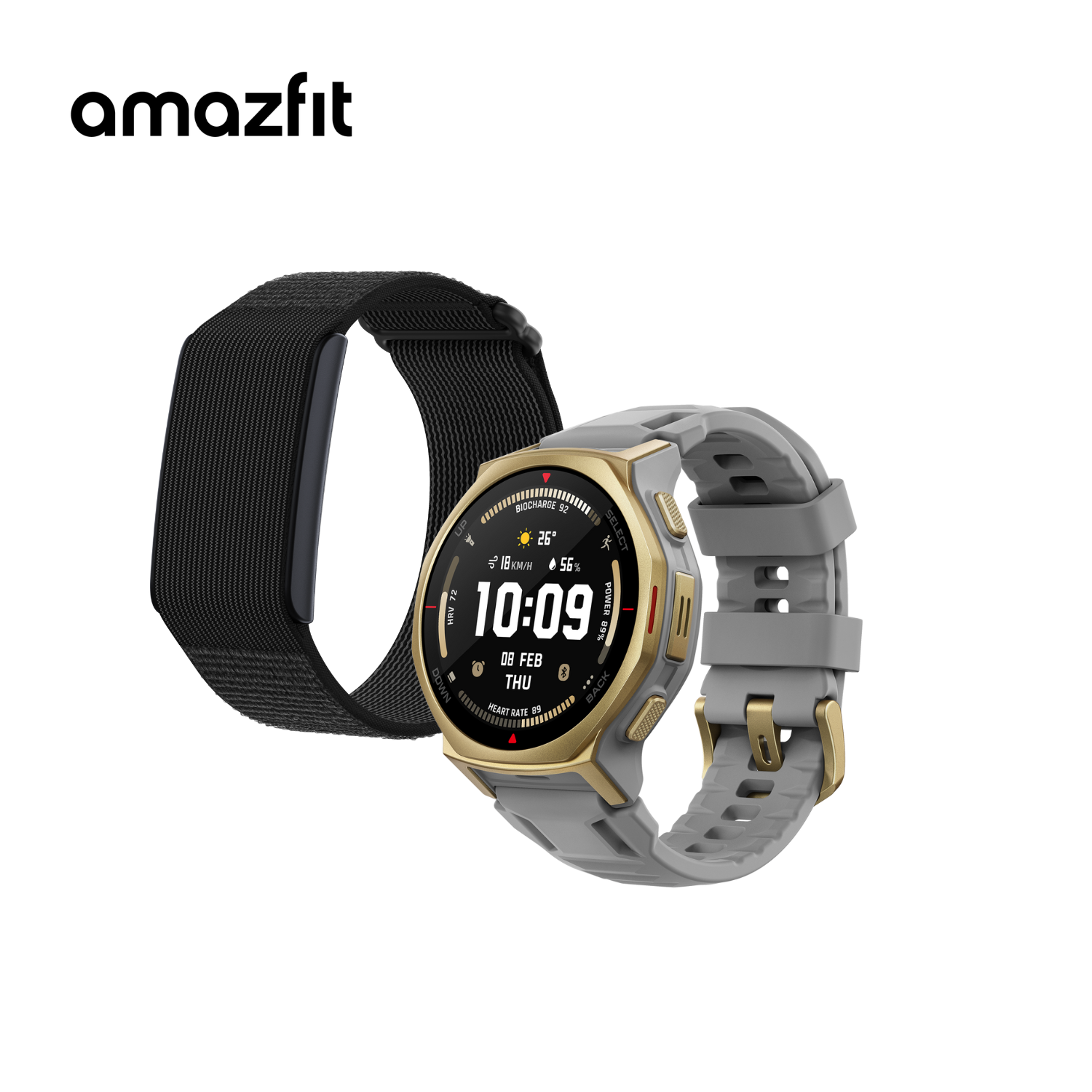 Amazfit T-Rex 3 Pro 44mm + Helio Strap 套裝