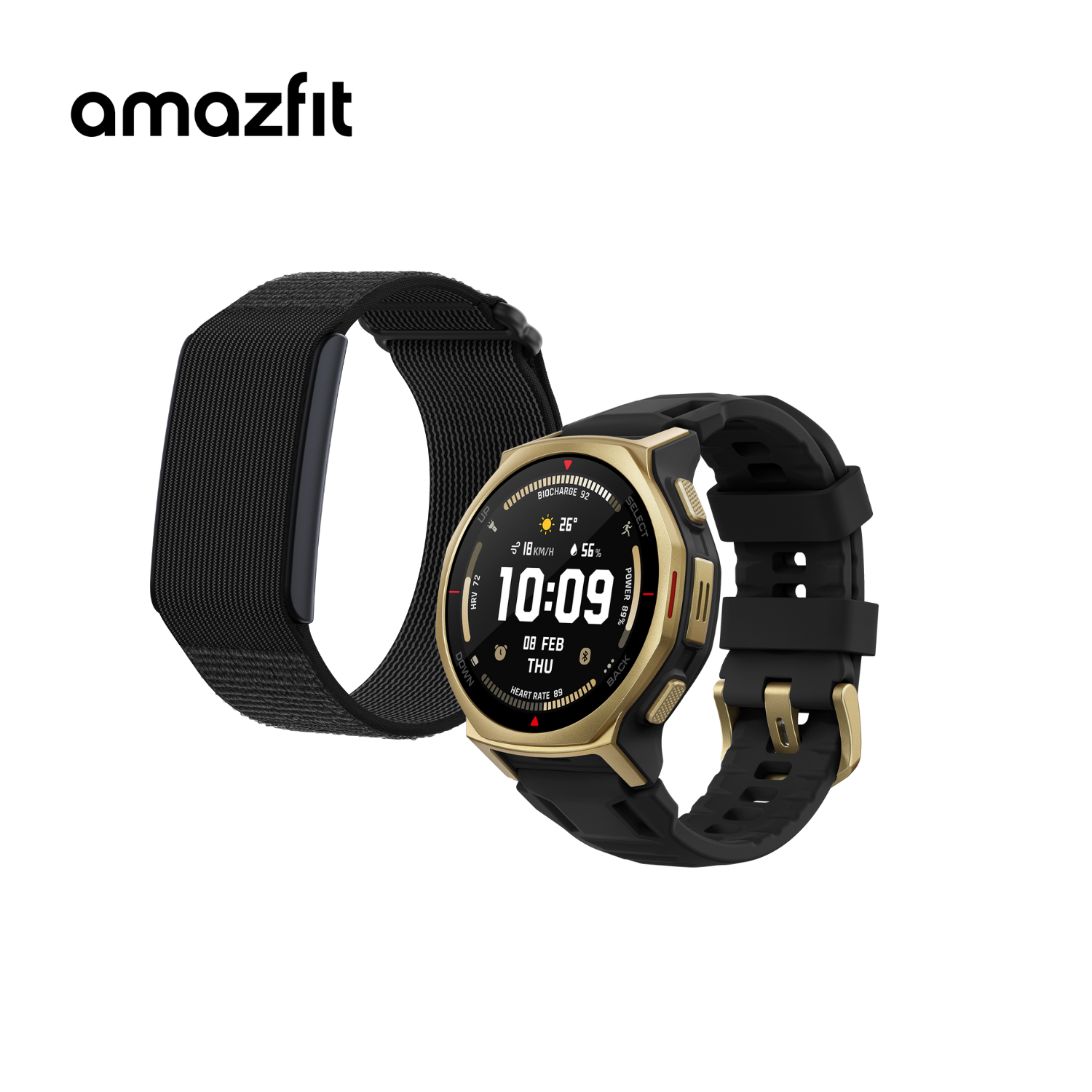 Amazfit T-Rex 3 Pro 44mm + Helio Strap 套裝