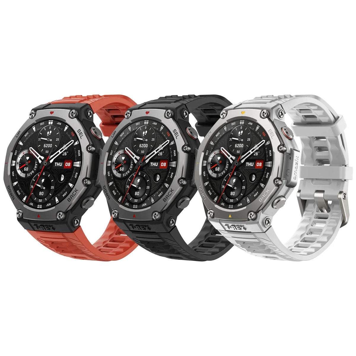 amazfit T-Rex 3 腕時計(オレンジ) Amazfit T-Rex 3 48mm